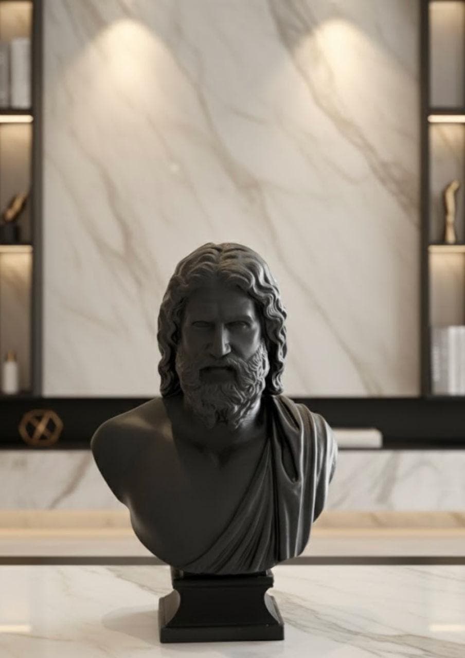 Hades Bust Statue