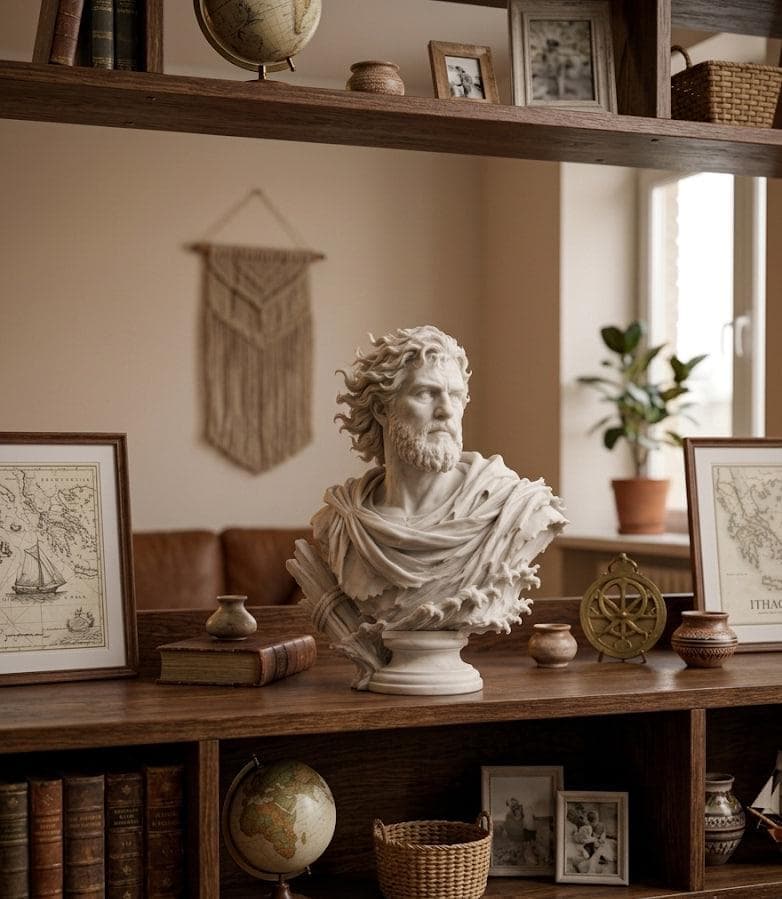 Odysseus Bust Statue
