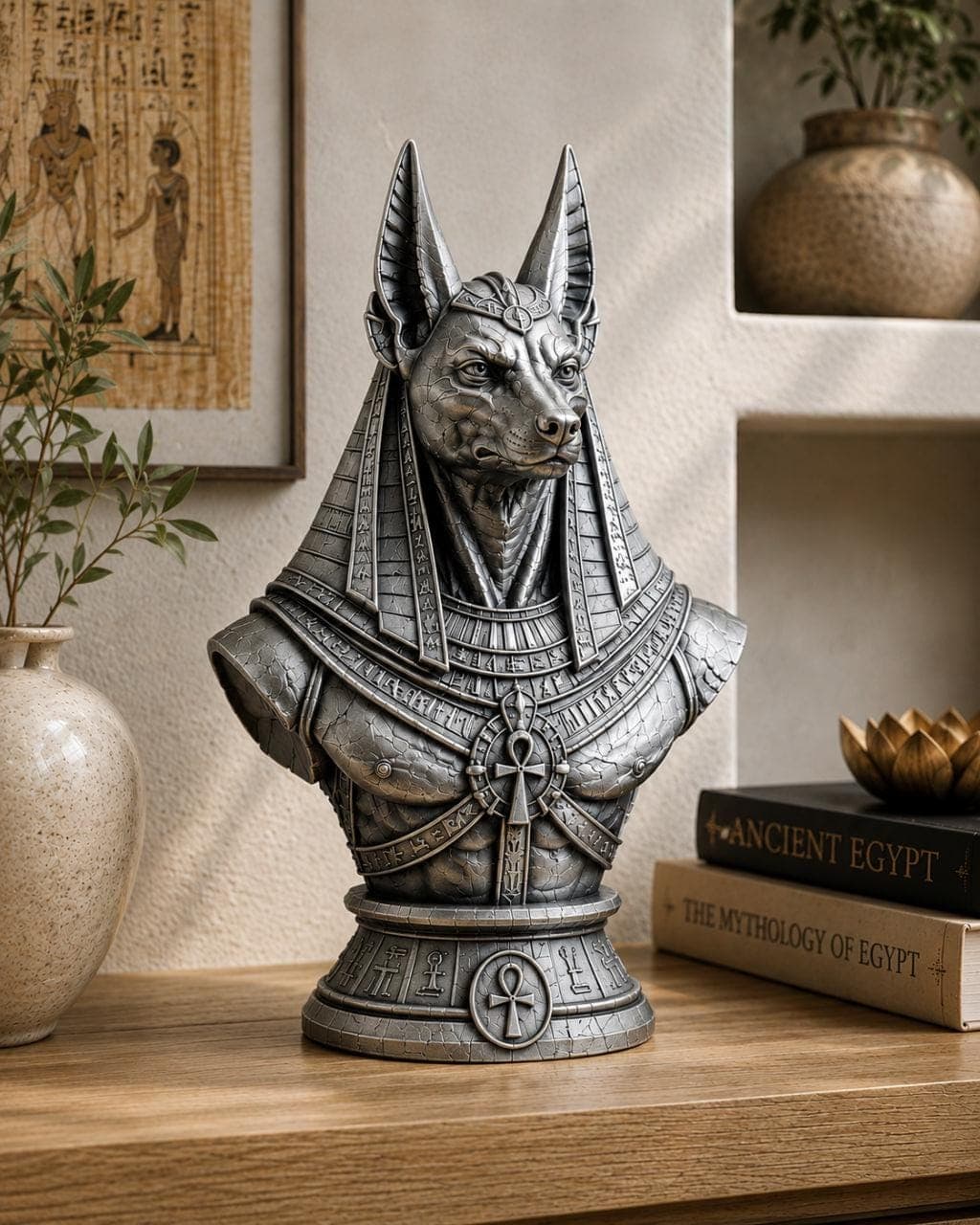 Anubis Bust Statue
