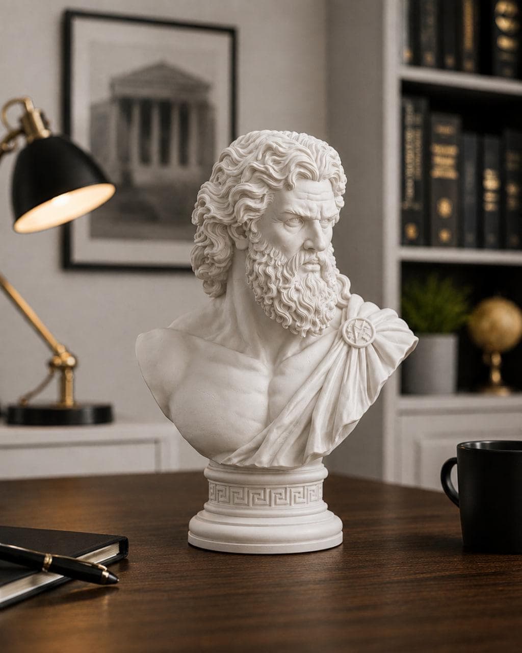 Zeus Bust Statue